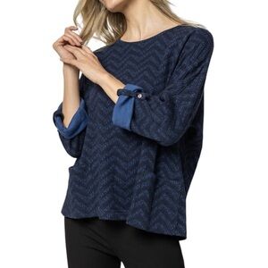 Komil Aberdeen Weave Dolman Top